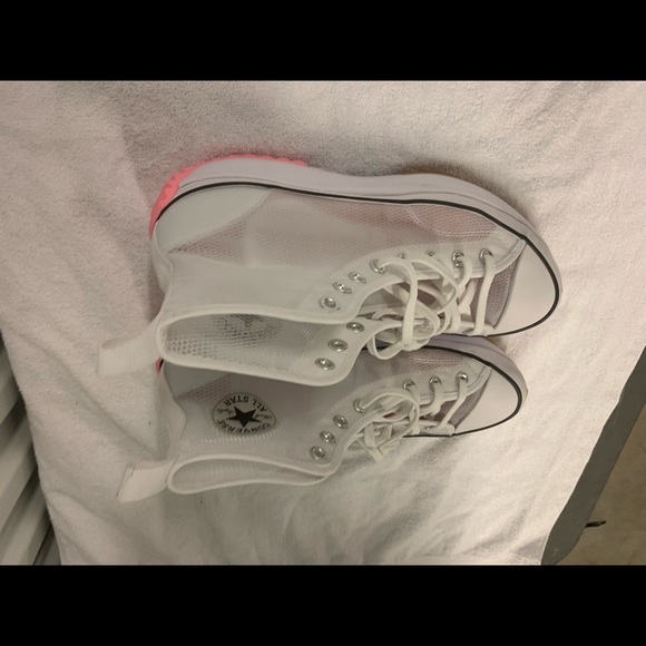 Converse Unisex Run Star Hike Hi 167851C White Black Electric Blush M11./W13 - Picture 5 of 5